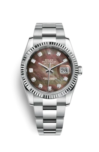 Rolex - 116234-0149 Datejust 36 Stainless Steel Fluted / Oyster / Brown MOP