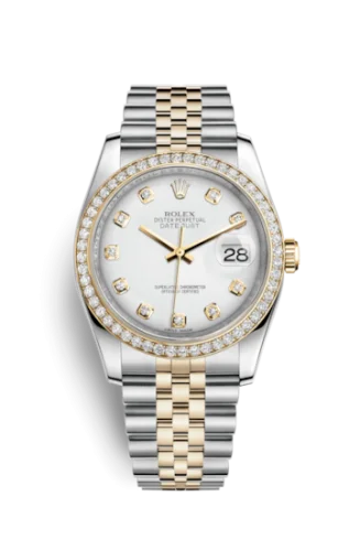 Rolex - 116243-0021 Datejust 36 Rolesor Yellow Diamond / Jubilee / White Diamond