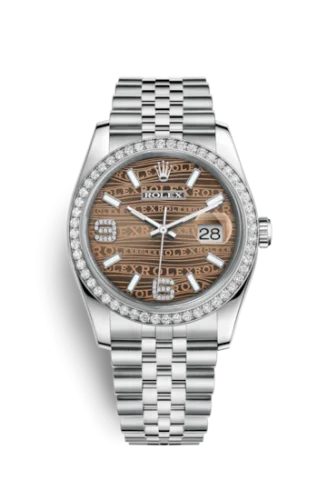 Rolex - 116244-0034 Datejust 36 Stainless Steel Diamond / Jubilee / Bronze Wave
