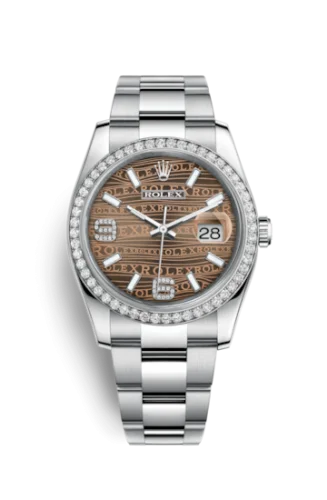 Rolex - 116244-0037 Datejust 36 Stainless Steel Diamond/ Oyster / Bronze Wave