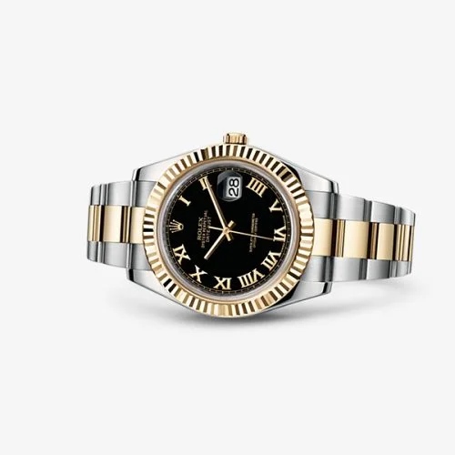 Rolex - 116333-0003  Datejust II Rolesor Black Roman