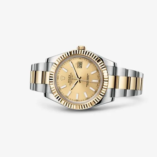 Rolex - 116333-0006 Datejust II Rolesor Champagne