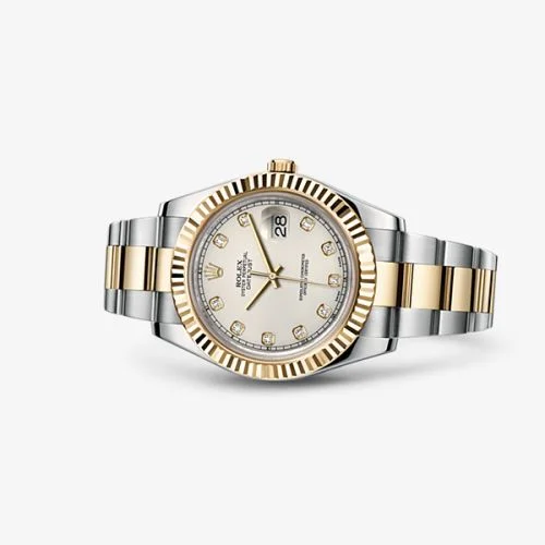 Rolex - 116333-0008 Datejust II Rolesor Ivory Diamonds