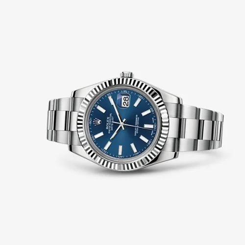 Blue · White Gold, Stainless Steel