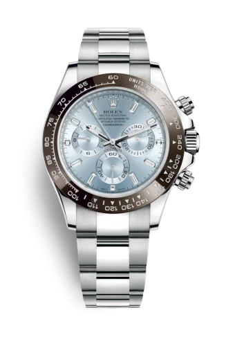 Rolex - 116506-0002 Cosmograph Daytona Platinum / Cerachrom / Ice Blue - Baguette