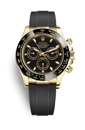 Rolex - 116518LN-0035 Cosmograph Daytona Yellow Gold / Cerachrom / Black / Oysterflex