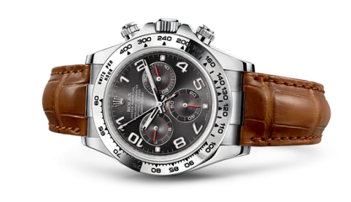 Rolex - 116519-0163 Cosmograph Daytona White Gold / Grey / Strap