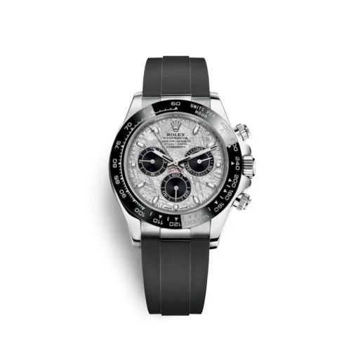 Rolex - 116519LN-0038 Cosmograph Daytona White Gold / Cerachrom / Meteorite / Oysterflex