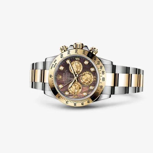 Rolex - 116523-0047 Daytona Rolesor Black Mother of Pearl