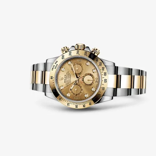 Rolex - 116523-0055 Cosmograph Daytona Rolesor / Champagne Diamond
