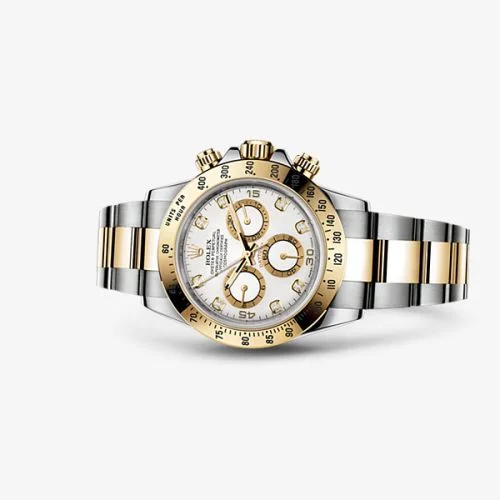 Rolex - 116523-0057 Daytona Rolesor White Diamond