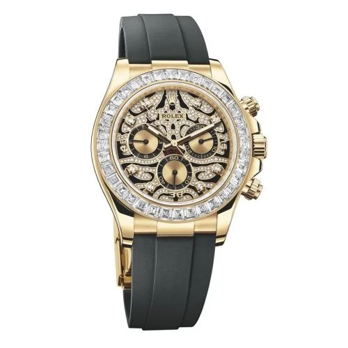 Rolex - 116588TBR-0003 Cosmograph Daytona Yellow Gold / Diamond  / Eye of the Tiger / Oysterflex