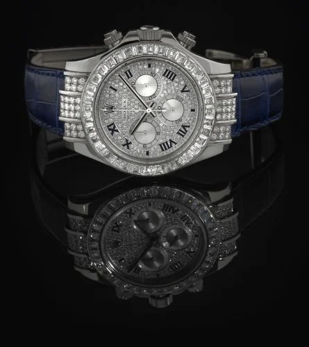 Rolex - 116599tbr-0001 Daytona White Gold Diamond Strap Roman