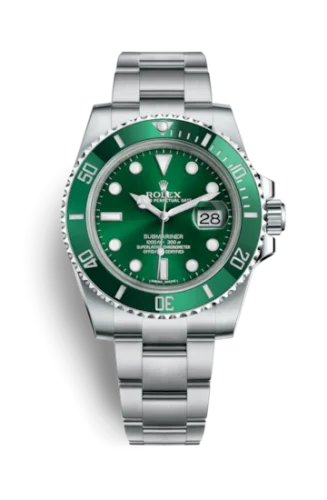 Rolex - 116610lv-0002 Submariner Date Stainless Steel / Green / Cerachom