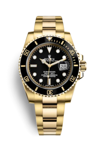 Rolex - 116618ln-0001 Submariner Date Yellow Gold / Black
