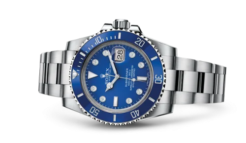 Rolex - 116619lb-0002 Submariner Date White Gold / Blue - Diamond