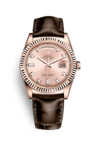 Rolex - 118135-0062 Day-Date 36 Everose / Strap / Pink Diamond