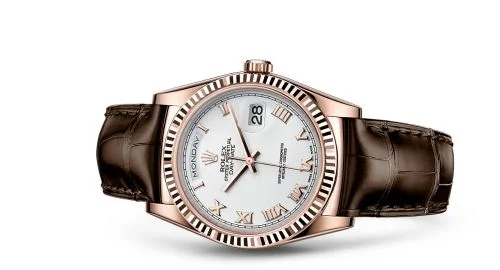 Rolex Rolex - 118135-0064 Day-Date 36 Everose / Strap / White Roman