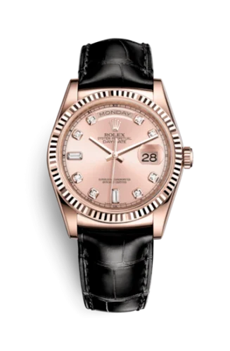 Rolex - 118135-0065 Day-Date 36 Everose / Strap / Pink Diamond