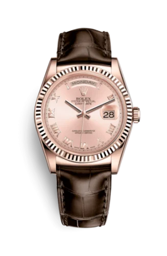 Rolex - 118135-0067 Day-Date 36 Everose / Strap / Pink Roman