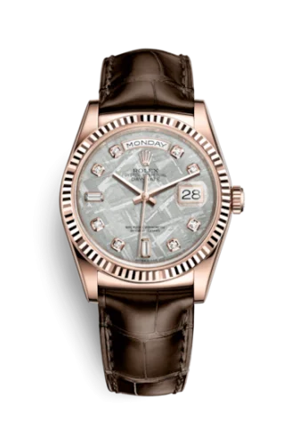 Rolex - 118135-0072 Day-Date 36 Everose / Strap / Meteorite