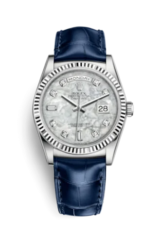 Rolex - 118139-0090 Day-Date 36 White Gold / Strap / MOP