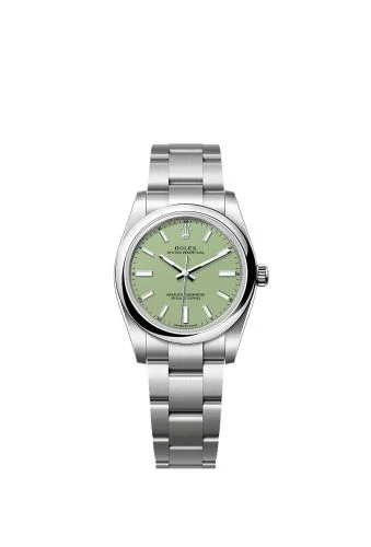Rolex - 124200-0006 Oyster Perpetual 34 Stainless Steel / Pistachio