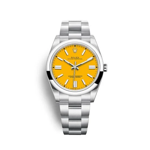 Rolex - 124300-0004 Oyster Perpetual 41 Stainless Steel / Yellow