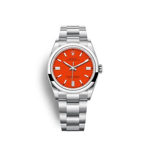 Rolex - 126000-0007 Oyster Perpetual 36 Stainless Steel / Red