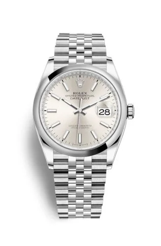Rolex - 126200-0001 Datejust 36 Stainless Steel / Domed / Silver / Jubilee