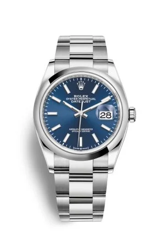 Rolex - 126200-0006 Datejust 36 Stainless Steel / Domed / Blue / Oyster