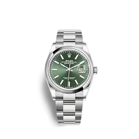 Rolex - 126200-0024 Datejust 36 Stainless Steel - Domed / Green / Oyster