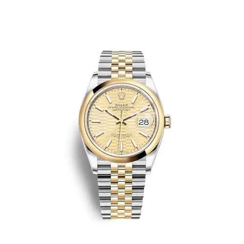 Champagne · Yellow Gold, Stainless Steel