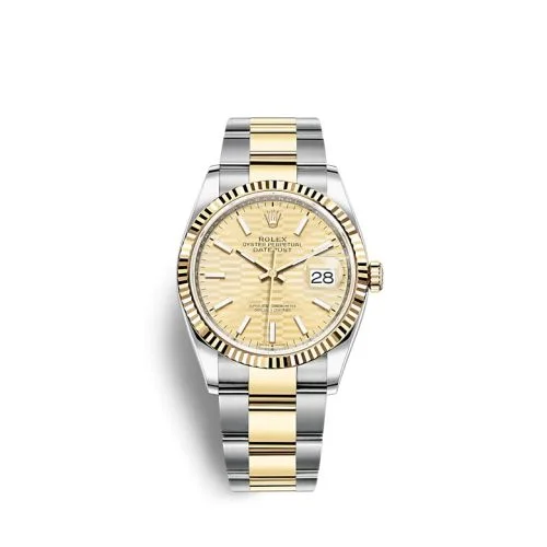 Champagne · Yellow Gold, Stainless Steel
