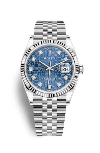 Blue · White Gold, Stainless Steel
