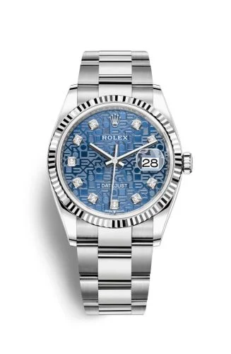 Blue · White Gold, Stainless Steel