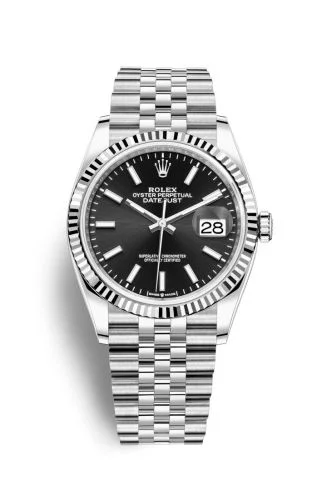Rolex - 126234-0015 Datejust 36 Stainless Steel / Fluted / Black / Jubilee
