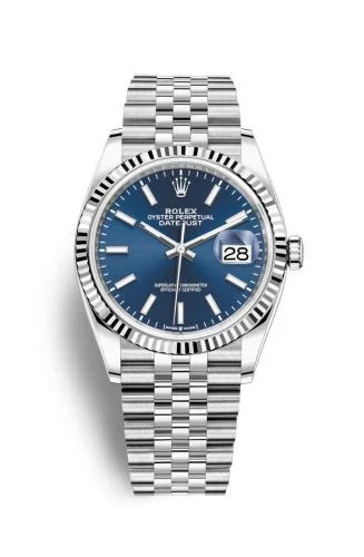 Blue · White Gold, Stainless Steel