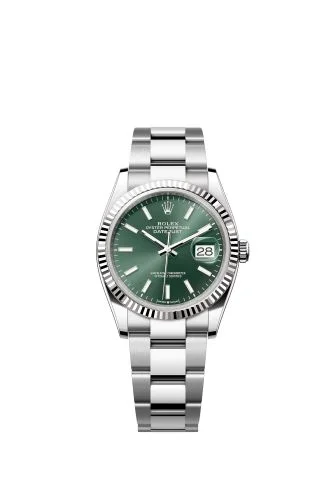 Rolex - 126234-0052 Datejust 36 Stainless Steel / Fluted / Green / Oyster