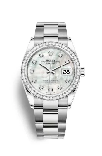 Rolex - 126284RBR-0012 Datejust 36 Stainless Steel / Diamond / MOP-Diamond / Oyster