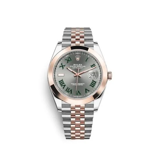 Rolex - 126301-0016 Datejust 41 Rolesor Everose Smooth / Jubilee  / Slate - Roman