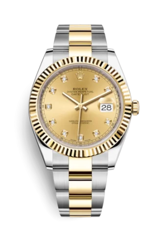Champagne · Yellow Gold, Stainless Steel