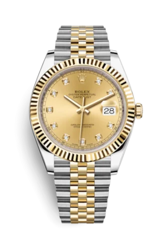 Champagne · Yellow Gold, Stainless Steel