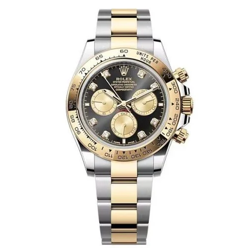 Rolex - 126503-0002 Cosmograph Daytona Stainless Steel - Yellow Gold / Black - Golden - Diamond / Oyster