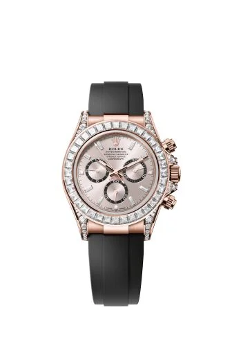Rolex - 126535TBR-0002 Cosmograph Daytona Everose Gold - Baguette / Sundust - Baguette / Oysterflex