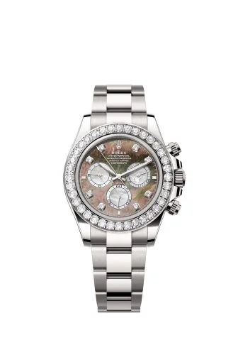 Rolex - 126579RBR-0001 Cosmograph Daytona White Gold - Diamond / Reverse Panda MOP - Diamond / Oyster