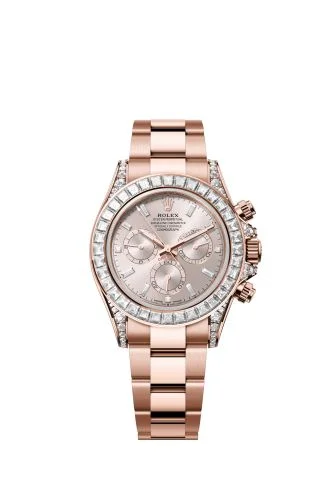 Rolex - 126595TBR-0001 Cosmograph Daytona Everose Gold - Baguette / Sundust - Baguette / Oyster