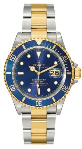 Rolex - 16613 Blue SuperLuminova  Submariner Date 16613 Blue Tritium