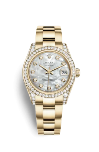 Rolex - 178158-0033 Datejust 31 Yellow Gold Diamond / Oyster / MOP