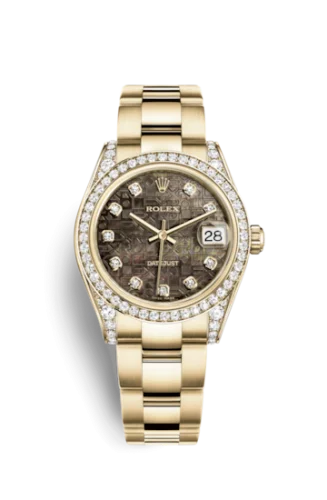 Rolex - 178158-0043 Datejust 31 Yellow Gold Diamond / Oyster / Black MOP Computer